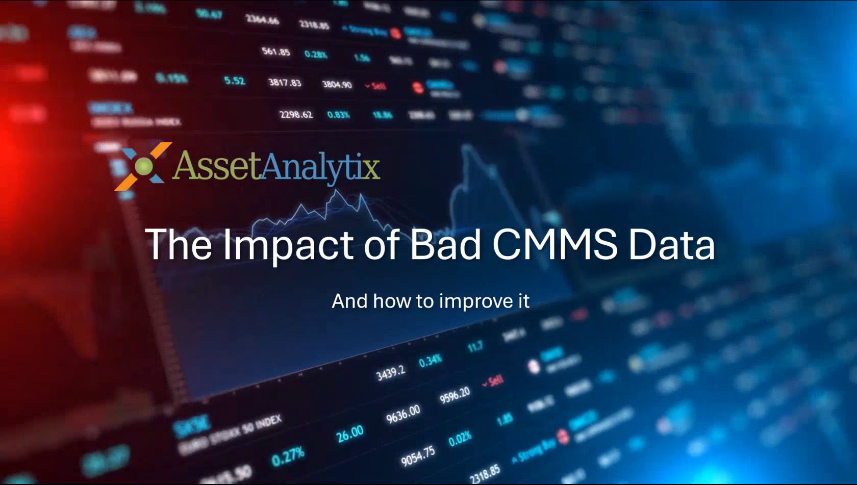 The Hidden Cost of Bad EAMCMMS Data